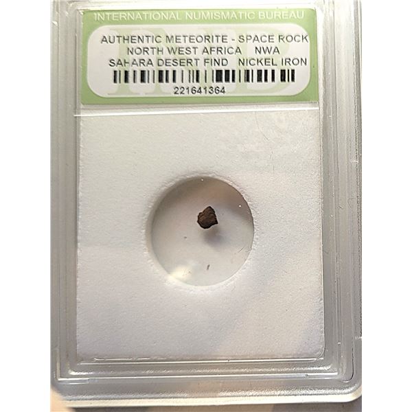 27)  AUTHENTICATED METEORITE-SPACE ROCK