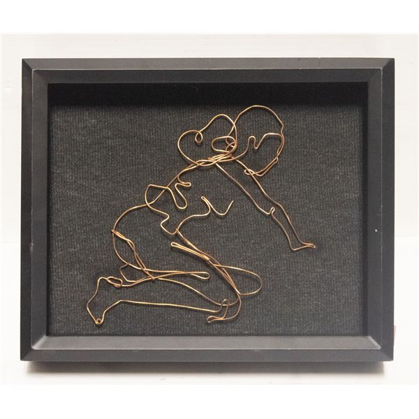 EXCLUSIVE SINGLE LINE WIRE WALL ART