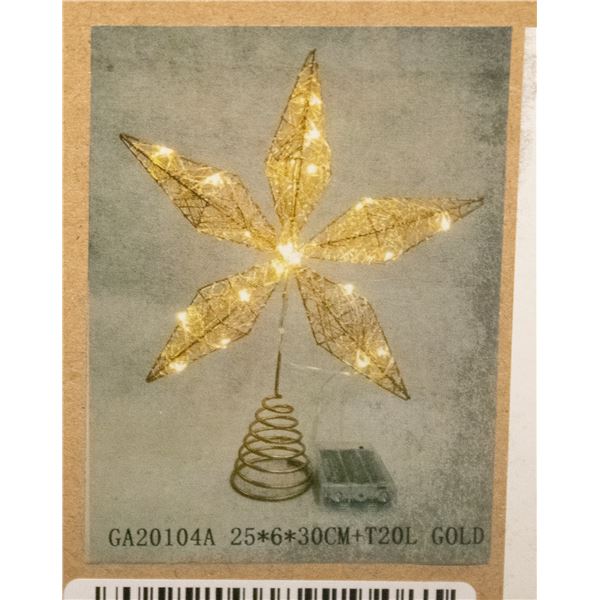 NEW ROSE GOLD TREE TOPPER SHINOWA