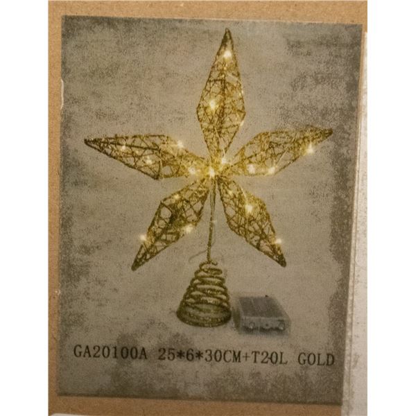 NEW GOLD SHINOWA TREE TOPPER