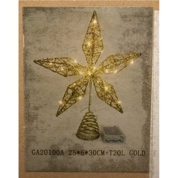 NEW ROSE GOLD TREE TOPPER SHINOWA