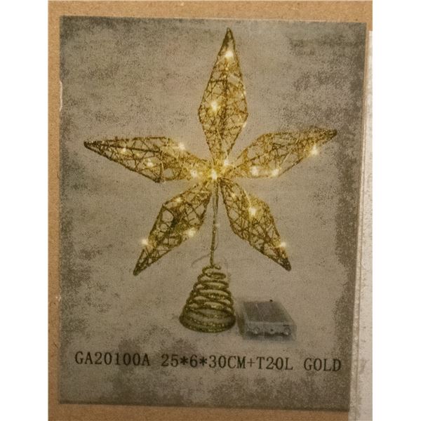 NEW GOLD SHINOWA TREE TOPPER