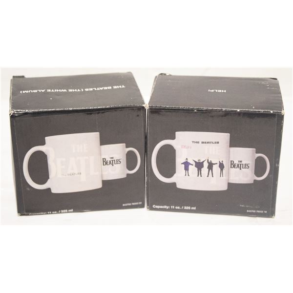 LOT OF TWO COLLECTICBLE BEATLES MUGS 2009