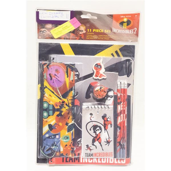NEW DISNEY INCREDIBLES 2 11 PIECE SET