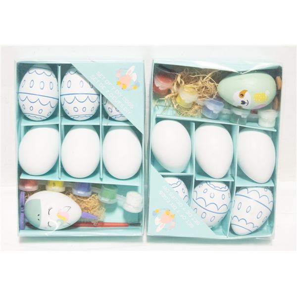 LOT OF 14 DIY EGGS SET