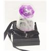 Image 1 : NATROSES PURPLE ROSE IN GLASS DOME