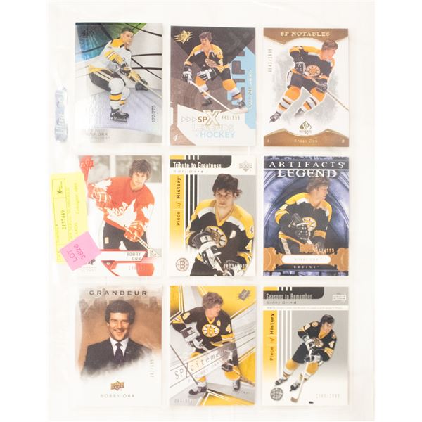 BOBBY ORR SERIAL NUMBERED HOCKEY CARDS