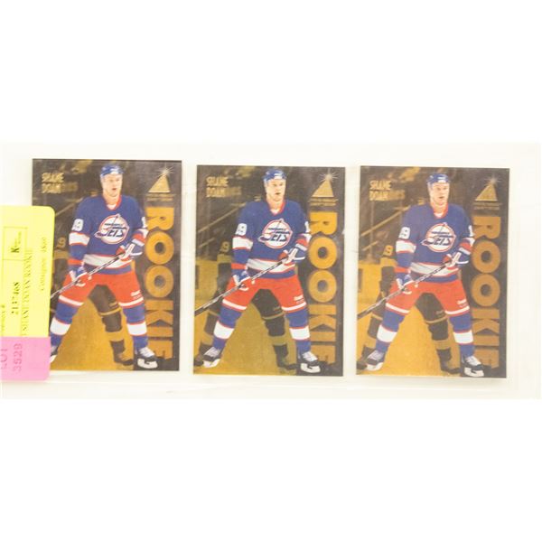 LOT OF 3 SHANE DOAN ROOKIE CARDS