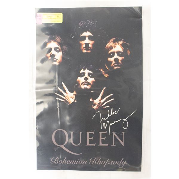 QUEEN 11 X 17 FABRIC PRINT