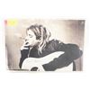 Image 1 : KURT COBAIN 11 X 17 FABRIC PRINT