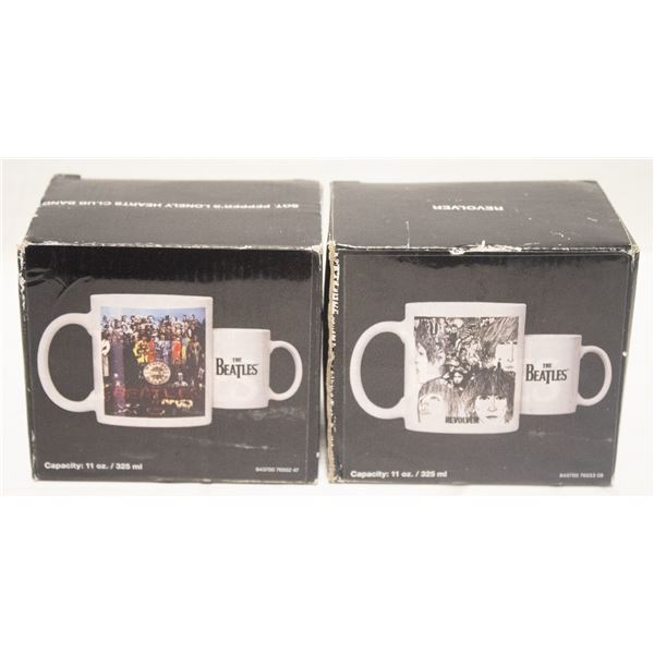 LOT OF TWO BEATLES 2009 MUGS IN BOXES