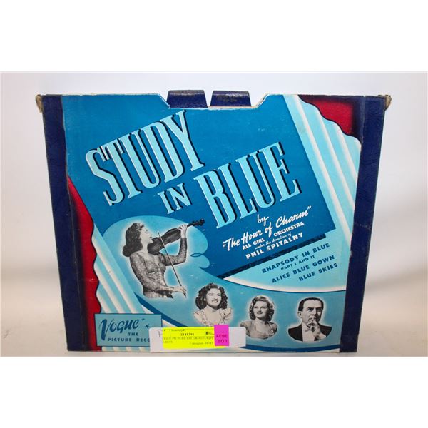 VOGUE PICTURE RECORD STURDY IN BLUE