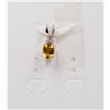 Image 1 : #96-NATURAL CITRIN & CZ  PENDANT