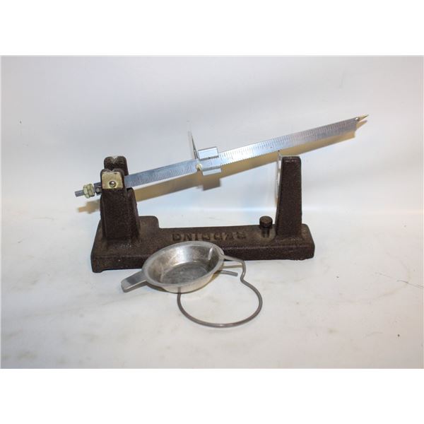 REDDING POWDER AND BULLET SCALE COMES