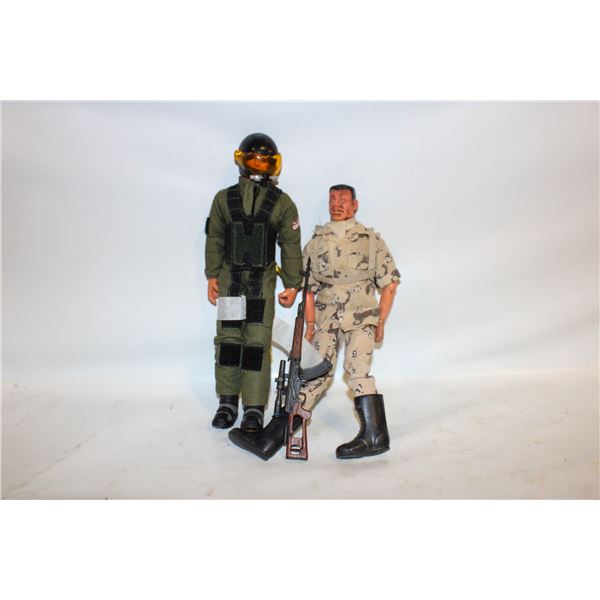 THE CORPS 12" PILOT WITH GUN AND 12" SOLDIER