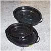 Image 1 : 2 LARGE AND 1 SMALL ROASTING PAN