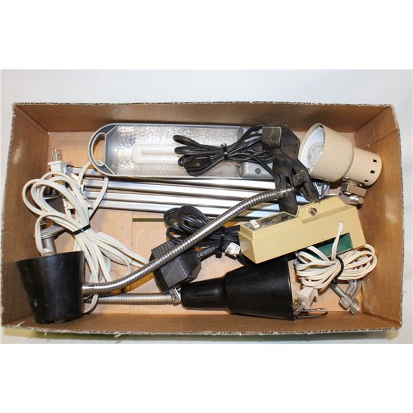 CLAMP ON WORK LIGHTS SET OF 4