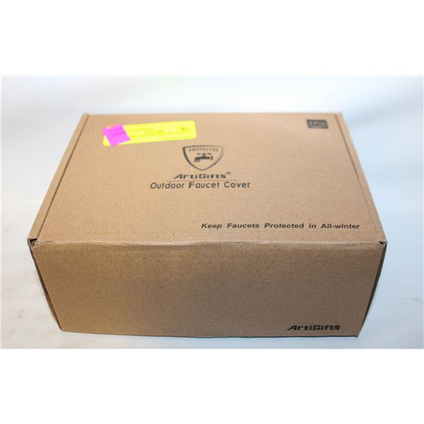 NEW BOX OF 4 OUTDOOR FAUCET COVERS