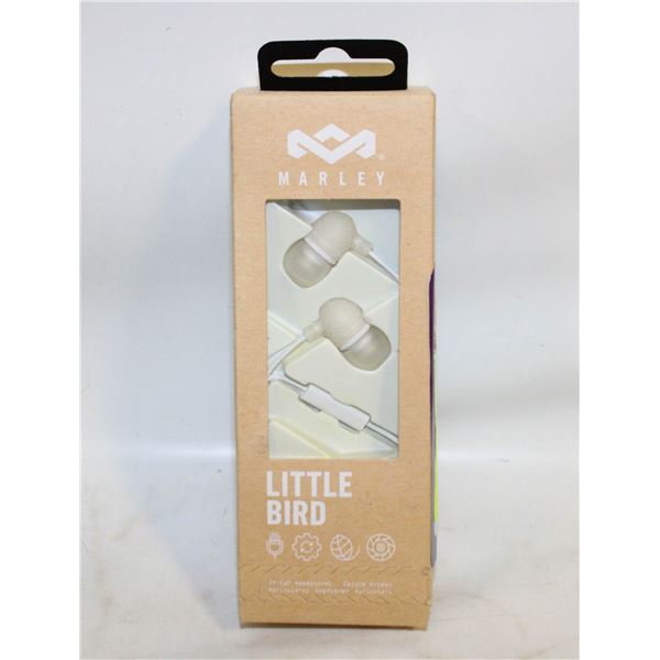 NEW BOB MARLEY LITTLE BIRD EARBUDS
