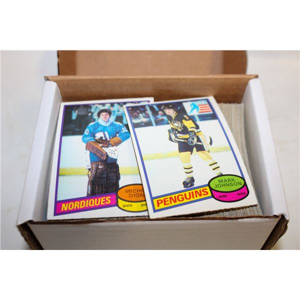 BOX OF 300 1980-81 OPC HOCKEY CARDS