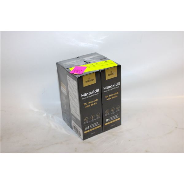 LOT OF 4 SEALED BOXES OF HAIR GROWTH SERUM