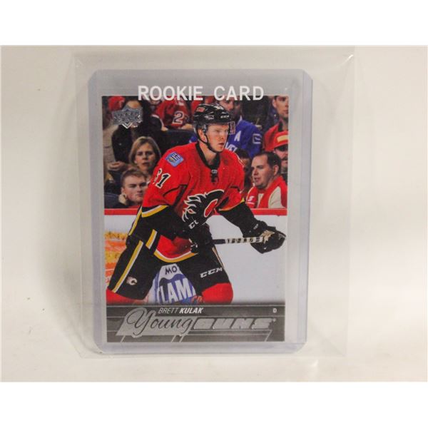 BRETT KULAK YOUNG GUNS ROOKIE CARD