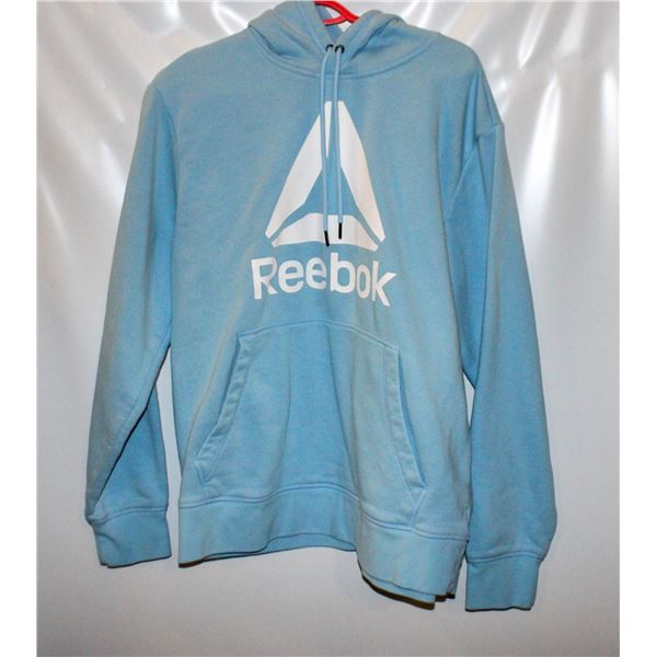 LADIES LARGE REEBOK BLUE HOODIE