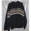Image 1 : 2 MENS XL BLACK WINTER SWEATERS