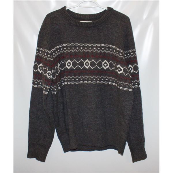 MENS XL DENVER HAYES WOOL/ACRYLIC WINTER SWEATER