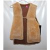 Image 1 : 100& LAMB SKIN WOOL VEST SIZE MEDIUM