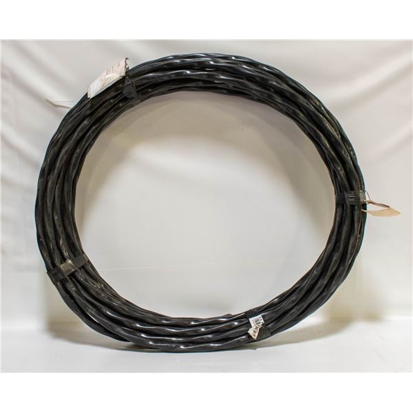 ROLL OF 4 CONDUCTOR WIRE MADE OF STRANDED COPPER