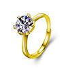 Image 1 : 18KGP STAMPED 1CT GRA CERTIFIED ROUND BRILLIANT