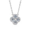 Image 1 : 1.2 CT GRA CERTIFIED 4-LEAF CLOVER DESIGN ROUND