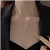 Image 4 : GRA CERTIFIED TASSEL BOW DESIGN ROUND BRILLIANT