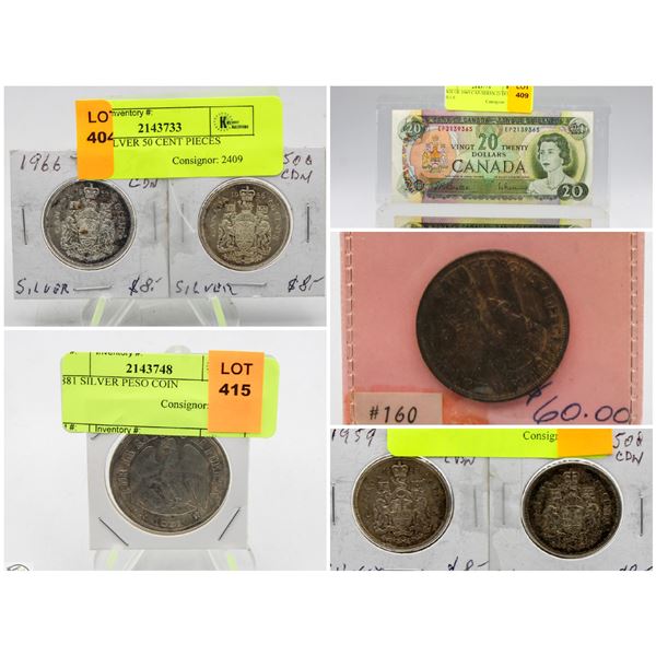 FEATURED COINS AND CURRENCY