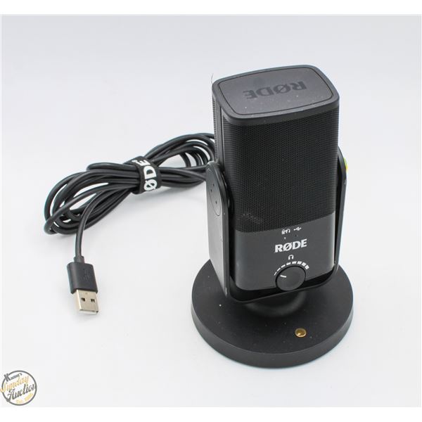 RODE NTUSB MINI EXTERNAL MICROPHONE TESTED WORKING