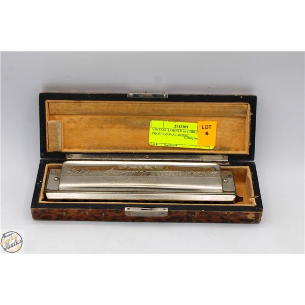 VINTAGE HOHNER 64 CHROMONICA PROFESSIONAL MODEL