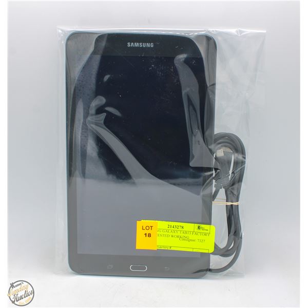 SAMSUNG GALAXY TAB13 FACTORY RESET TESTED WORKING