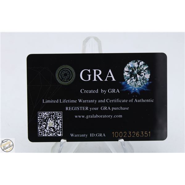 #3129-1.00 CT TW GRA CERTIFIED ROUND BRILLIANT CUT