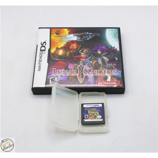 2 NINTENDO DS GAMES MAGICAL STARSIGN + 2007 LUNAR-