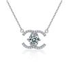 Image 5 : 1 CT GRA CERTIFIED ROUND BRILLIANT 925S NECKLACE