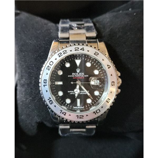 NEW REPLICA R0LEX "EXPLORER II" QUARTZ WATCH