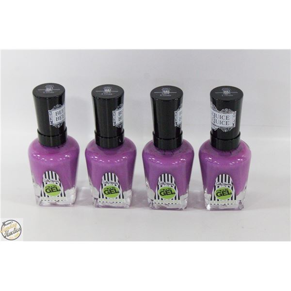 4 X 14.7ML SALLY HANSEN BEETLEJUICE 931
