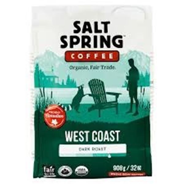 908G SALT SPRING COFFEE WEST COAST DARK ROAST