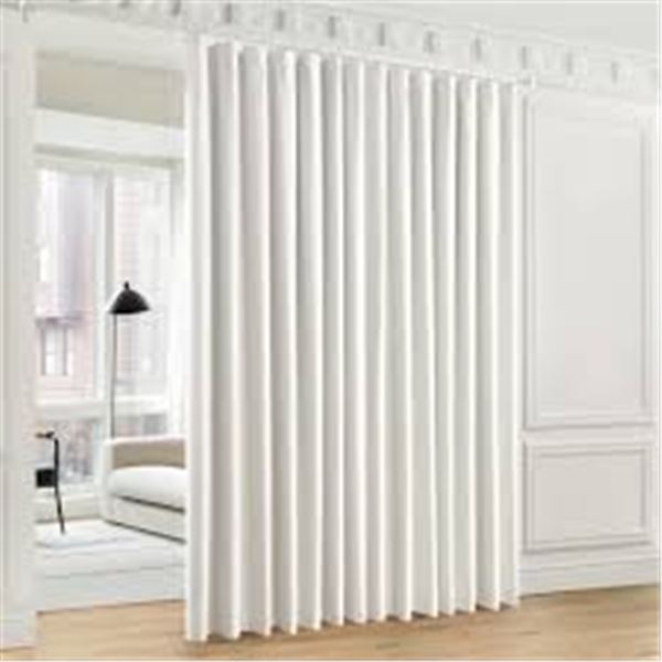 NEW LUMILOOM ROOM DIVIDER CURTAINS 2 PANELS