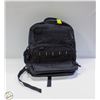 Image 1 : MULTI-SECTIONED POCKET BLACK BACKPACK