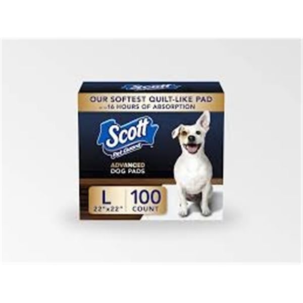 NEW SCOTT PET GUARD ADVANCED DOG PADS 100PK 22X22"
