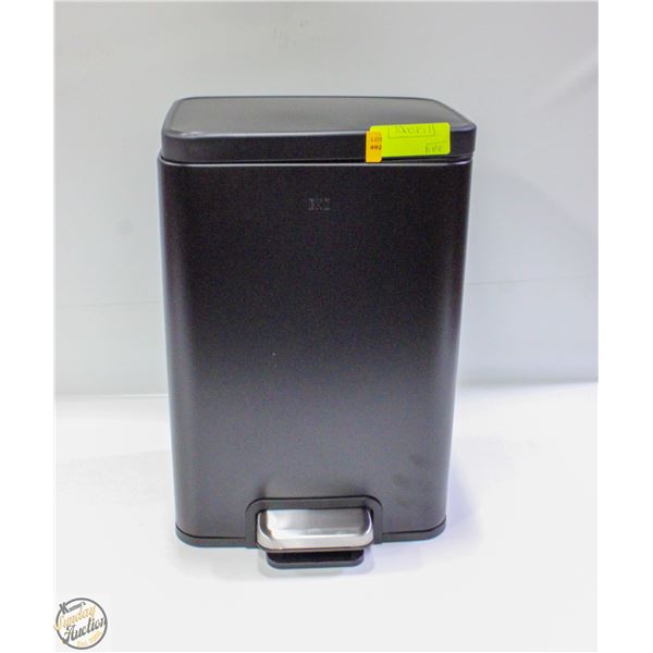 NEW EKO MADISON MATTE BLACK 1.8L STEP LID GARBAGE