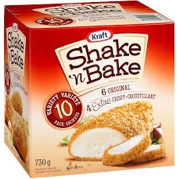 730G KRAFT SHAKE N BAKE COATING MIX 10PKS