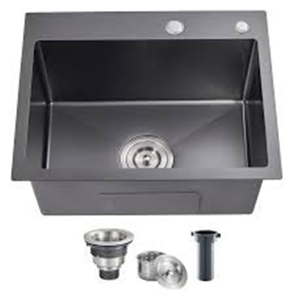 BRAND NEW POPFLY 23 X 18" DROP IN KITCHEN SINK